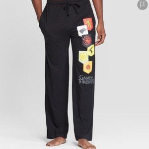 Game Of Thrones Black House Sigil Lounge Pants Size M